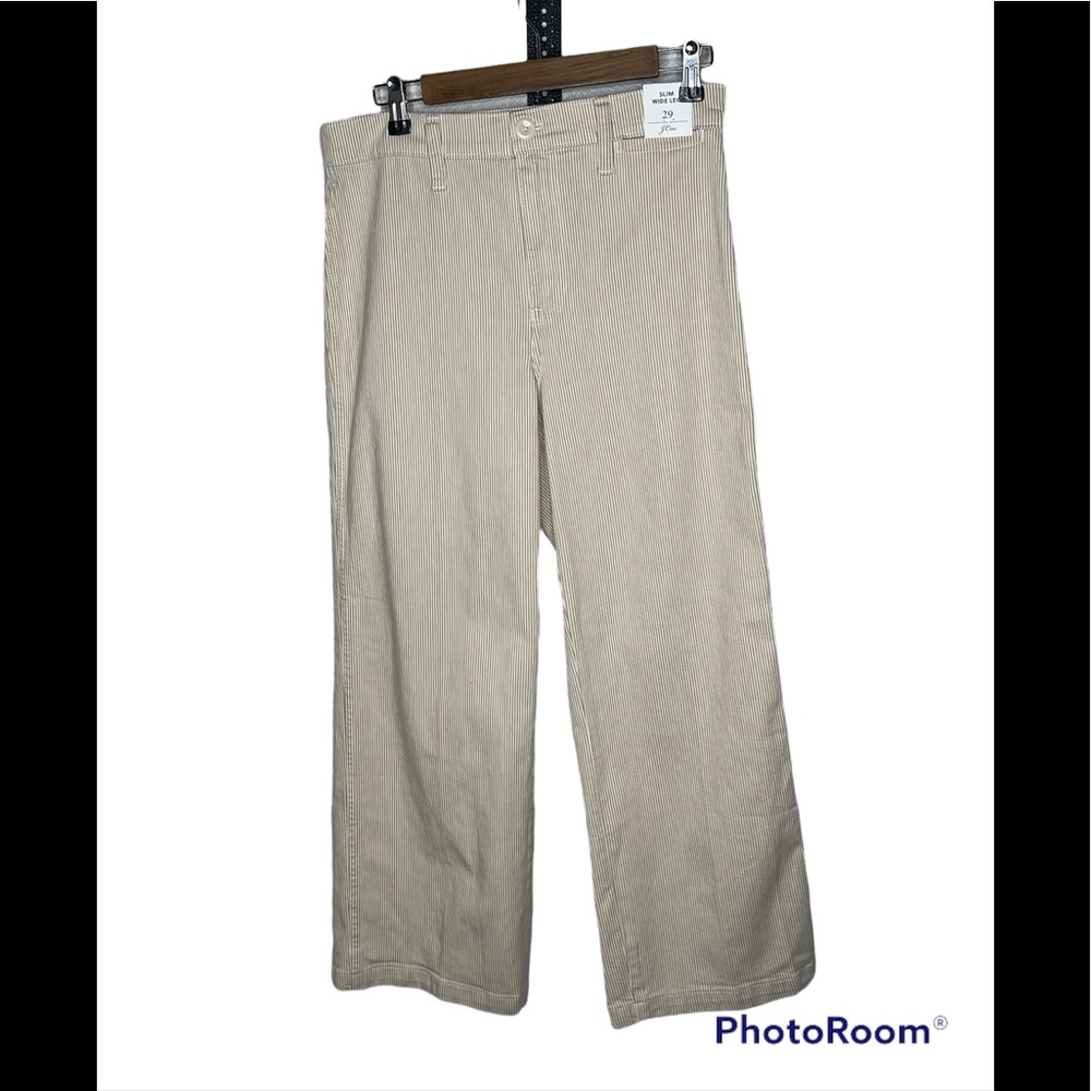 NWT J Crew Striped Pants